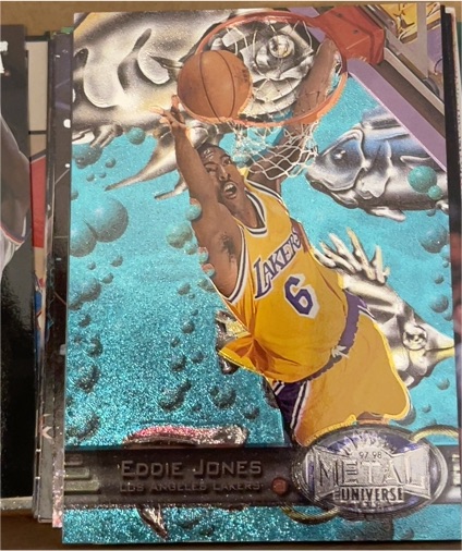 1997-98 Skybox Metal Universe #94 Eddie Jones — front