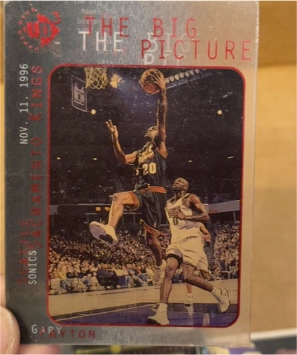 1997-98 Upper Deck UD3 #50 Gary Payton — front