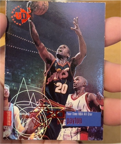 1997-98 Upper Deck UD3 #22 Gary Payton — front