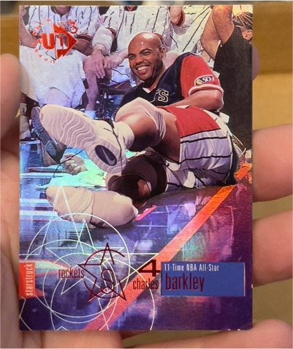 1997-98 Upper Deck UD3 Starstruck #27 Charles Barkley — front