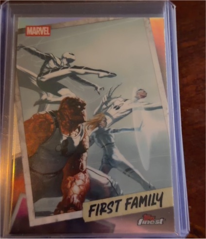 2026 Topps Finest Fantastic Four #FF-12 First Family — front