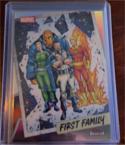 2026 Topps Finest Fantastic Four #FF-07 First Family — front