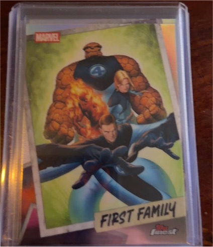 2026 Topps Finest Fantastic Four #FF-20 First Family — front