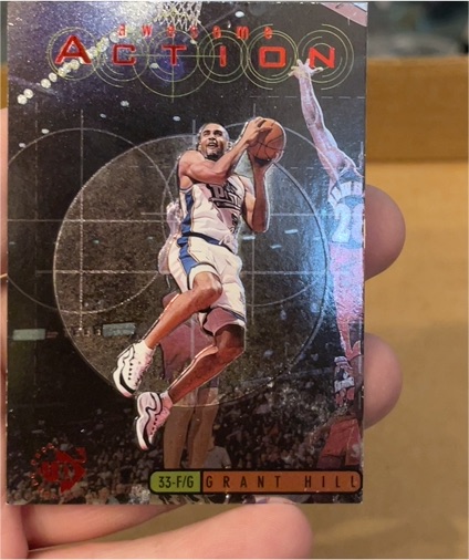 1997 Upper Deck Awesome Action #A6 Grant Hill — front