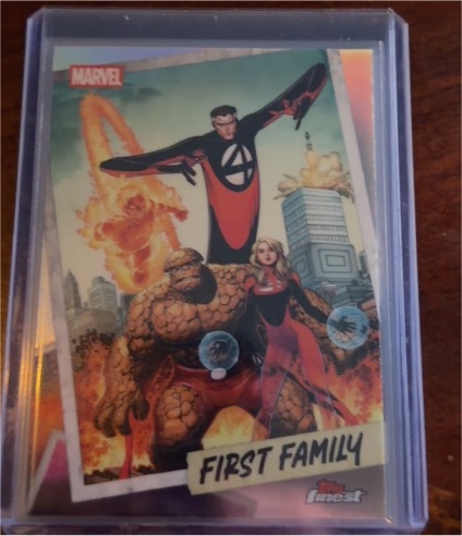 2026 Topps Finest Fantastic Four #FF-06 First Family — front