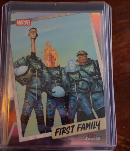 2026 Topps Finest Fantastic Four #FF-04 Fantastic Four First Family — front