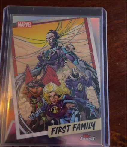 2026 Topps Finest Fantastic Four First Family #FF-19 — front