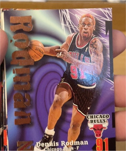 1997-98 Skybox Z-Force #91 Dennis Rodman — front