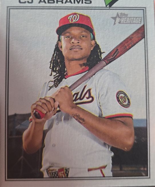 2026 Topps Heritage #349 CJ Abrams — front