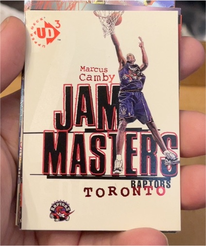 1997 Upper Deck UD3 Jam Masters #9 Marcus Camby — front