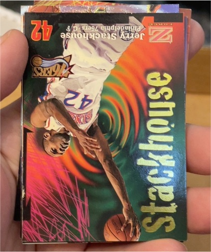 1997-98 SkyBox Z-Force #84 Jerry Stackhouse — front