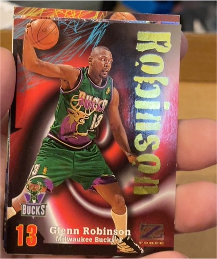 1997-98 SkyBox Z-Force #13 Glenn Robinson — front