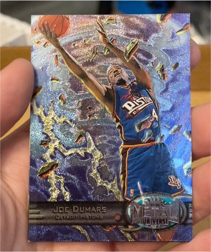 1997-98 Skybox Metal Universe #56 Joe Dumars — front