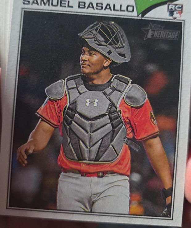 2026 Topps Heritage #175 Samuel Basallo — front