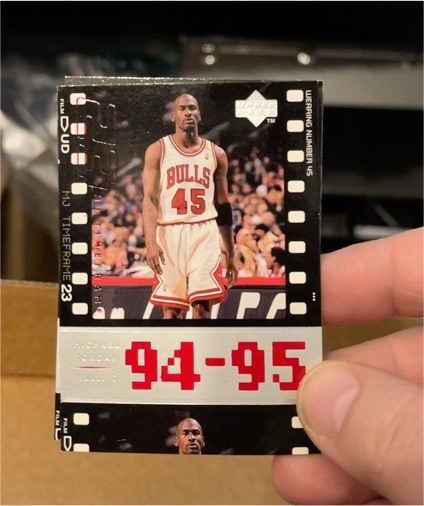 1998 Upper Deck #73 Michael Jordan MJ Timeframe Chicago Bulls — front