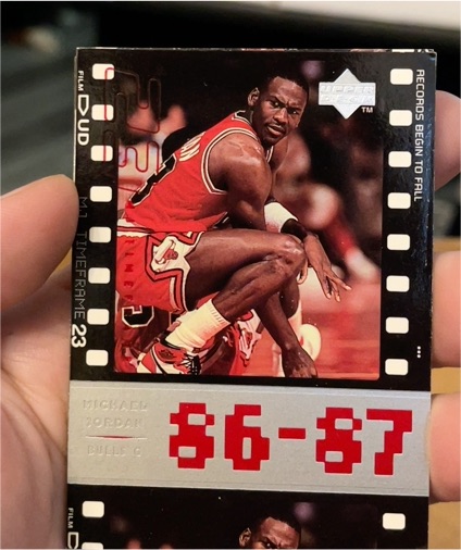 1998 Upper Deck MJ Timeframe #14 Michael Jordan — front
