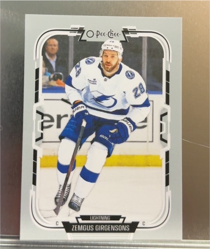 2025-26 O-Pee-Chee #384 Zemgus Girgensons — front