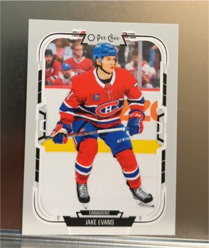 2025-26 O-Pee-Chee #58 Jake Evans — front