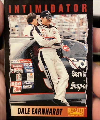 1996 Pinnacle Racer's Choice #58 Dale Earnhardt — front