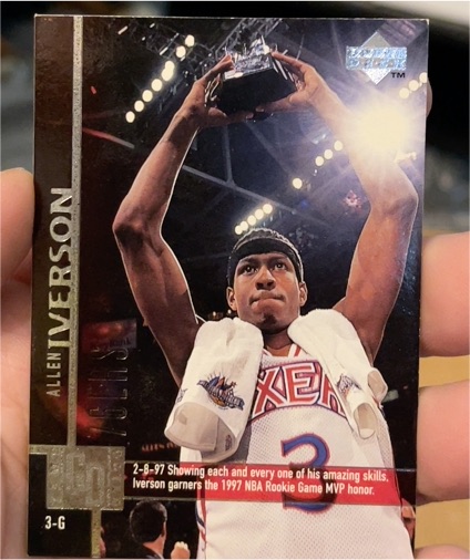 1997 Upper Deck #93 Allen Iverson — front