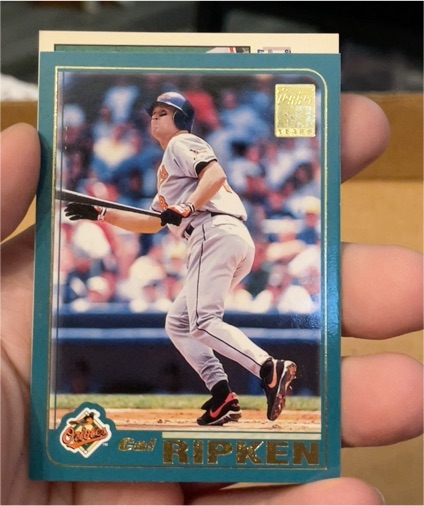 2000 Topps #1 Cal Ripken Jr. — front