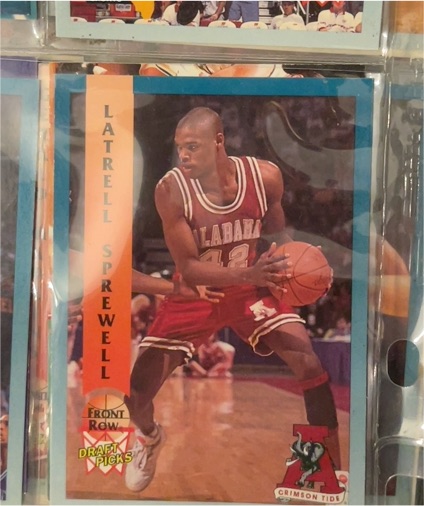 1992 Front Row Draft Picks #64 Latrell Sprewell — front