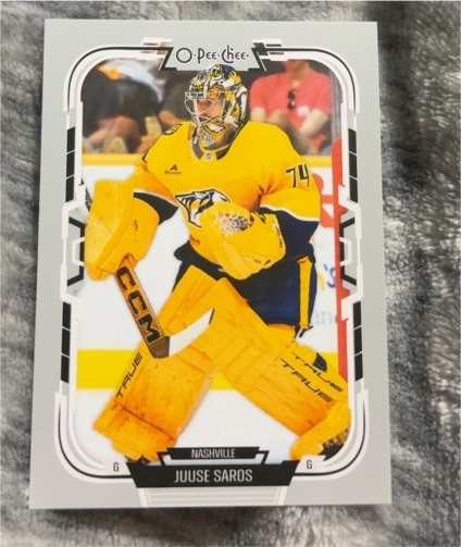 2025-26 O-Pee-Chee #63 Juuse Saros — front