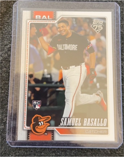 2026 Topps Series One #104 Samuel Basallo — front