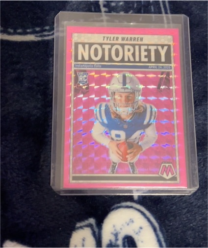 2025 Panini Mosaic #25 Tyler Warren — front