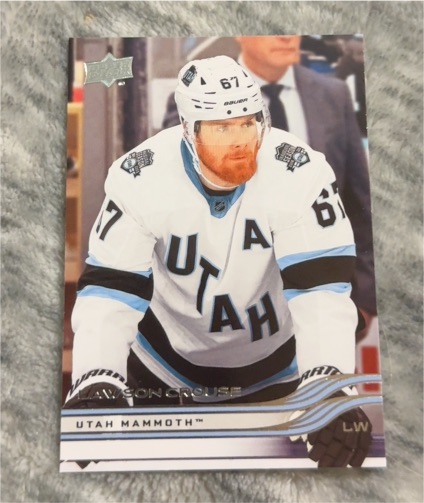 2025-26 Upper Deck #423 Lawson Crouse Utah Mammoth — front