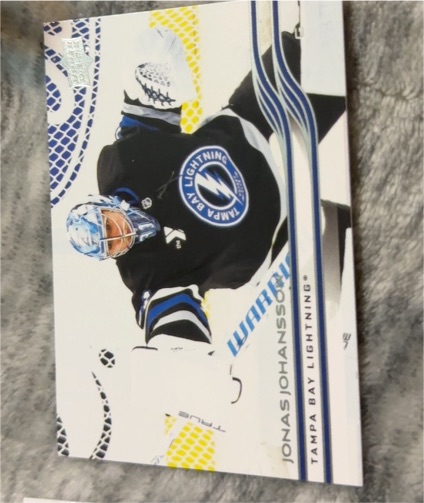 2025-26 Upper Deck #409 Jonas Johansson — front