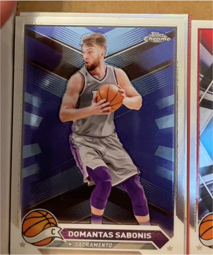 2023-24 Topps Chrome #10 Domantas Sabonis — front