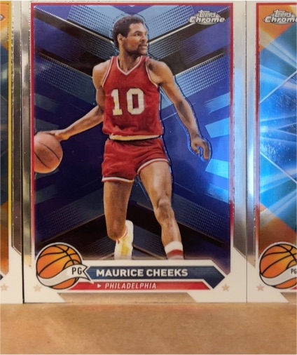 2023-24 Topps Chrome #34 Maurice Cheeks — front