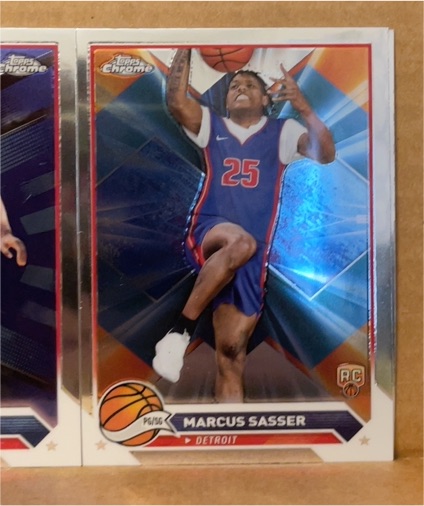 2023-24 Topps Chrome #140 Marcus Sasser — front