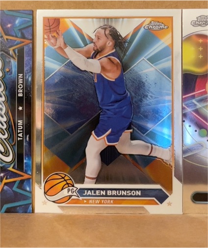 2024 Topps Chrome #11 Jalen Brunson New York Knicks — front
