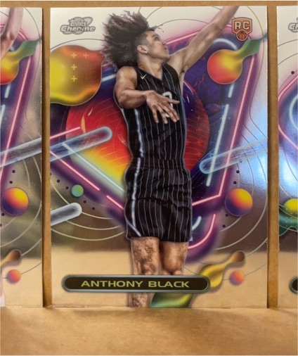2023-24 Topps Cosmic Chrome #156 Anthony Black — front