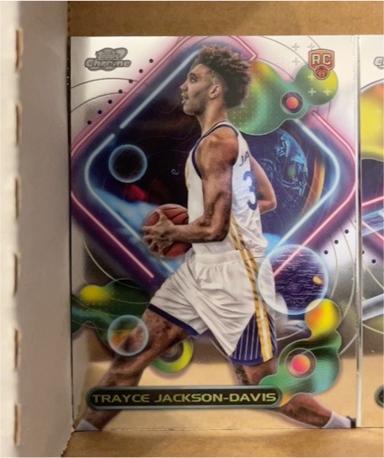 2023-24 Topps Cosmic Chrome #196 Trayce Jackson-Davis — front