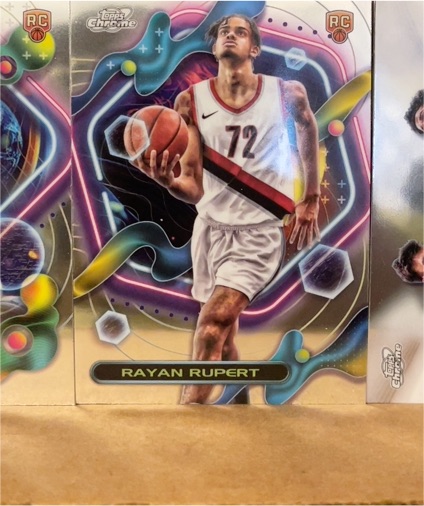 2023-24 Topps Chrome Cosmic #188 Rayan Rupert — front