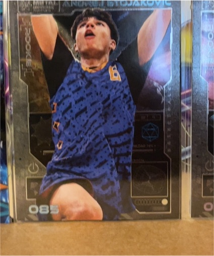2023 Skybox Metal Universe Champions #85 Andrej Stojakovic Rookie Cal Bears — front