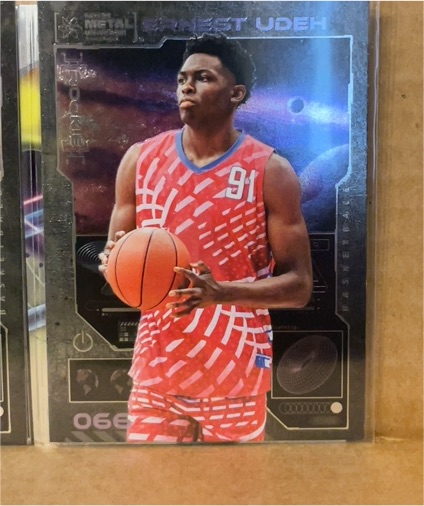 2023 Skybox Metal Universe Champions #066 Ernest Udeh Rookie — front