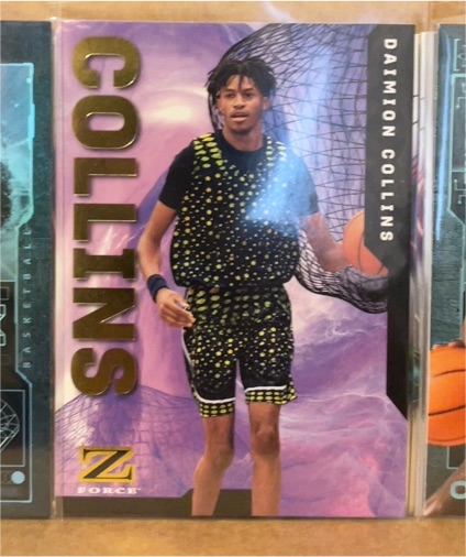 2023 Skybox Metal Universe Champions #Z-40 Daimion Collins — front
