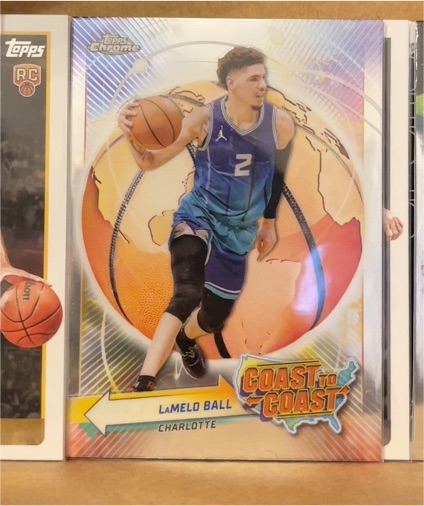 2023-24 Topps Chrome Coast to Coast #CC-4 LaMelo Ball — front