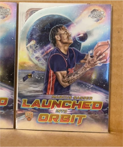 2023-24 Topps Cosmic Chrome Launched Into Orbit #LIO-10 Marcus Sasser — front
