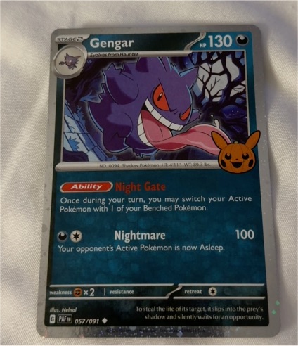 2024 Pokémon Paldean Fates #057 Gengar — front