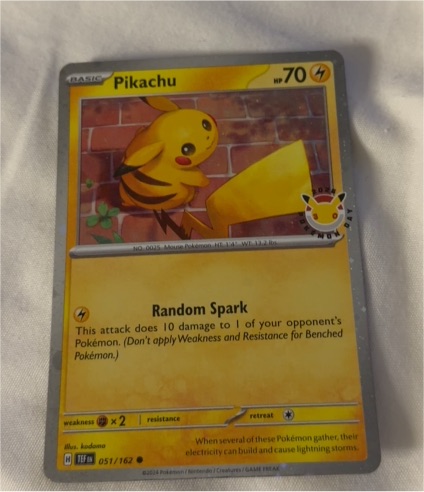 2024 Pokémon #051 Pikachu — front