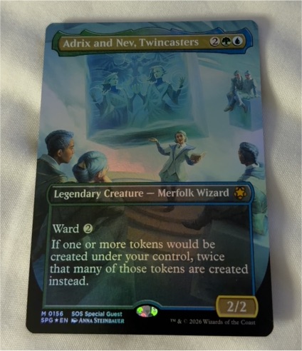 2026 Magic: The Gathering #0156 Adrix and Nev, Twincasters — front
