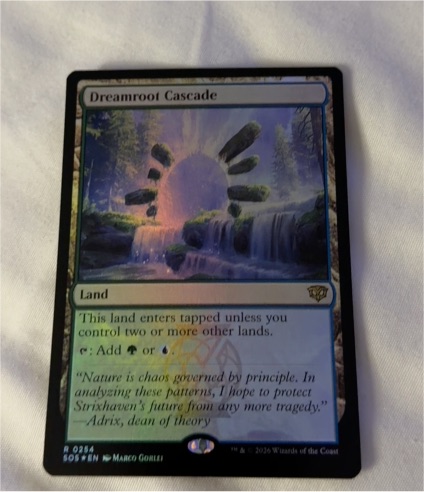 2020 Magic: The Gathering #254 Dreamroot Cascade — front