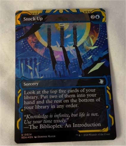 2026 Secrets of Strixhaven: Mystical Archive #24 Stock Up — front