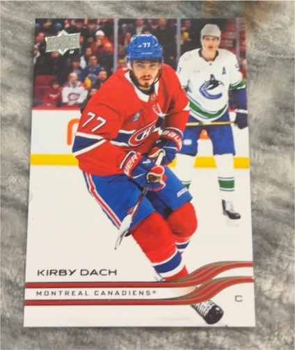 2025-26 Upper Deck #341 Kirby Dach — front