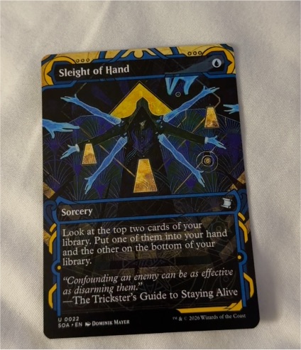 2020 Magic: The Gathering Secrets of Strixhaven: Mystical Archive #22 Sleight of Hand — front